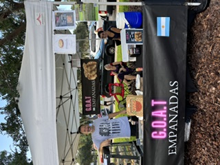 Goat Empenadas at the Winter Park Farmers Market